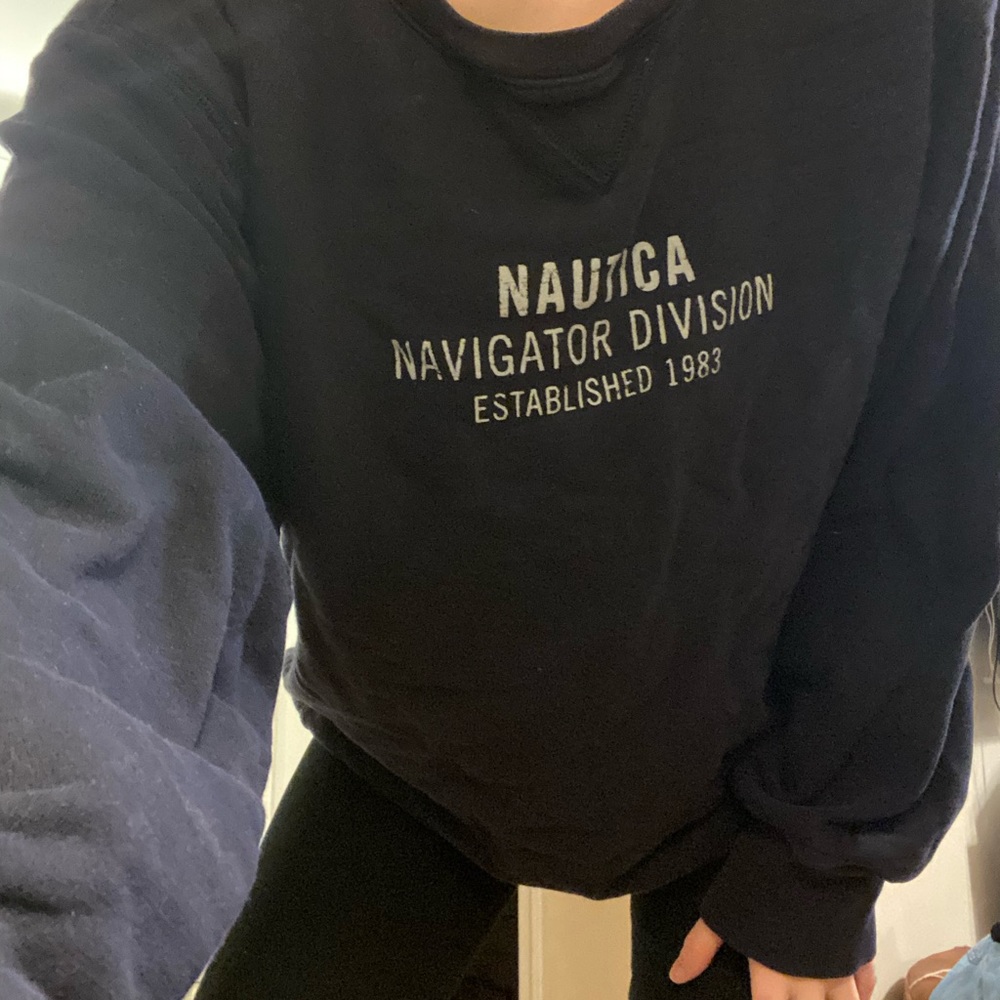 Vintage Nautica crew neck sweatshirt